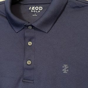 NWOT Izod Golf navy blue long sleeve polo
